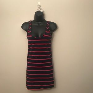 🍭🔥TOPSHOP: Hot Pink & Navy Long Tank Top